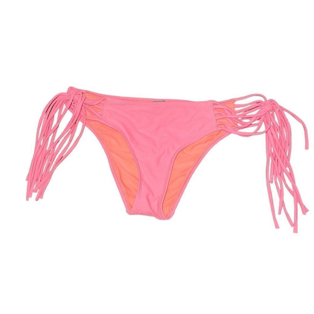 AERIE Coral Tassel Bathing Suit Bottom Size M